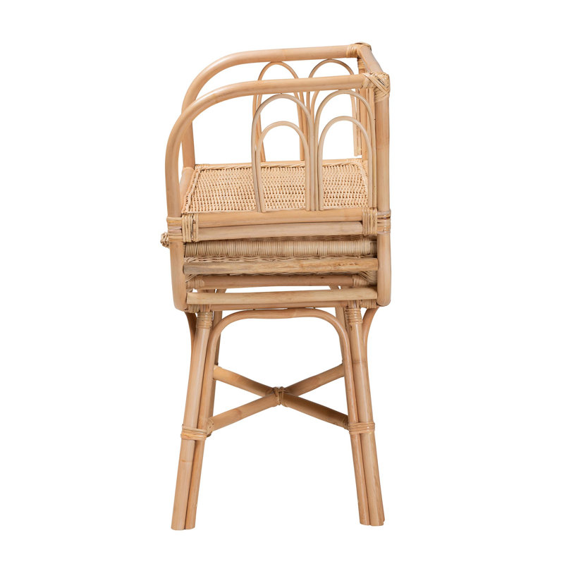 Bay Isle Home Wicker / Rattan Nightstand Wayfair